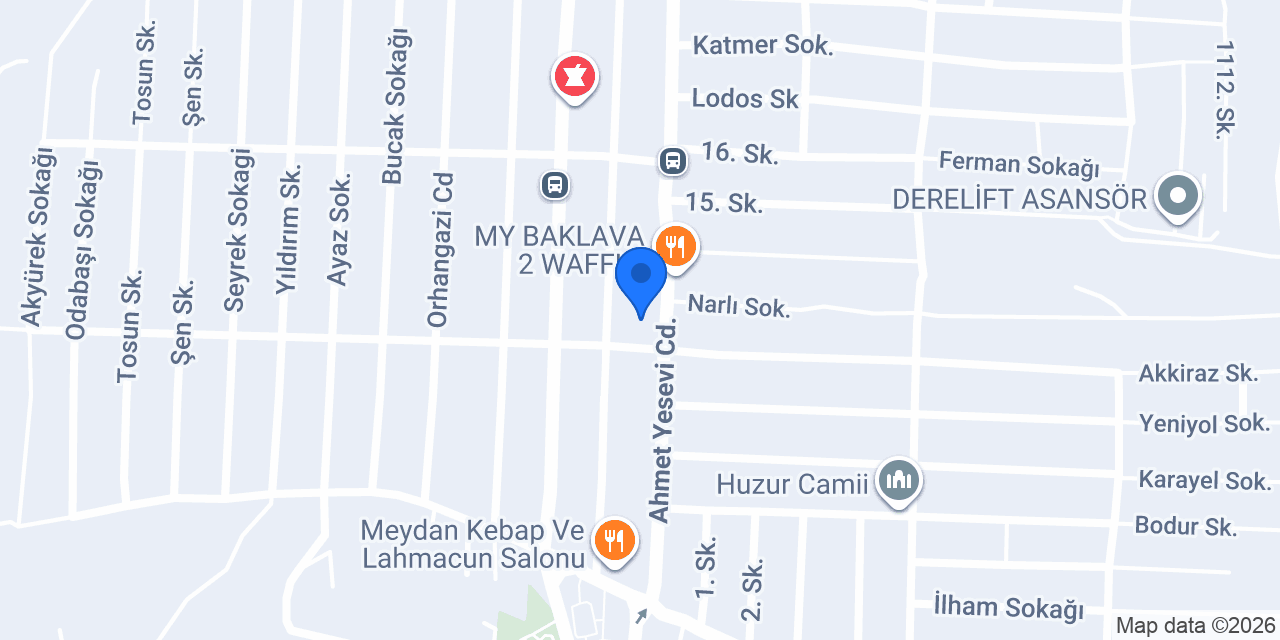 Umt çelebi nalbur tic.Ltd.Şti konumu