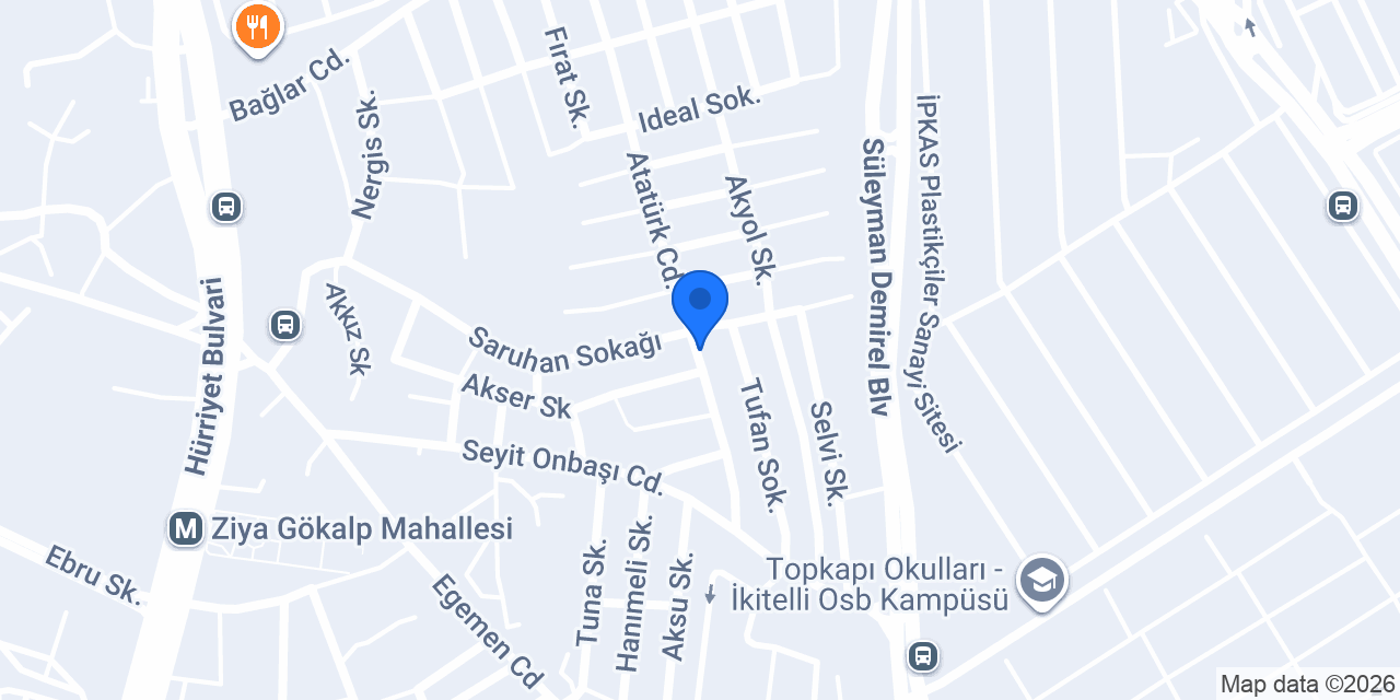 Atikler Et-başaksehir konumu