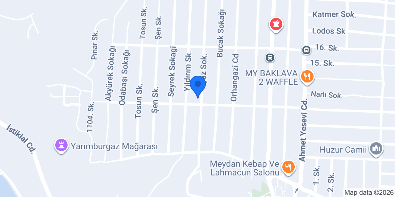 Öz Uğurlu Unlu Mamülleri konumu