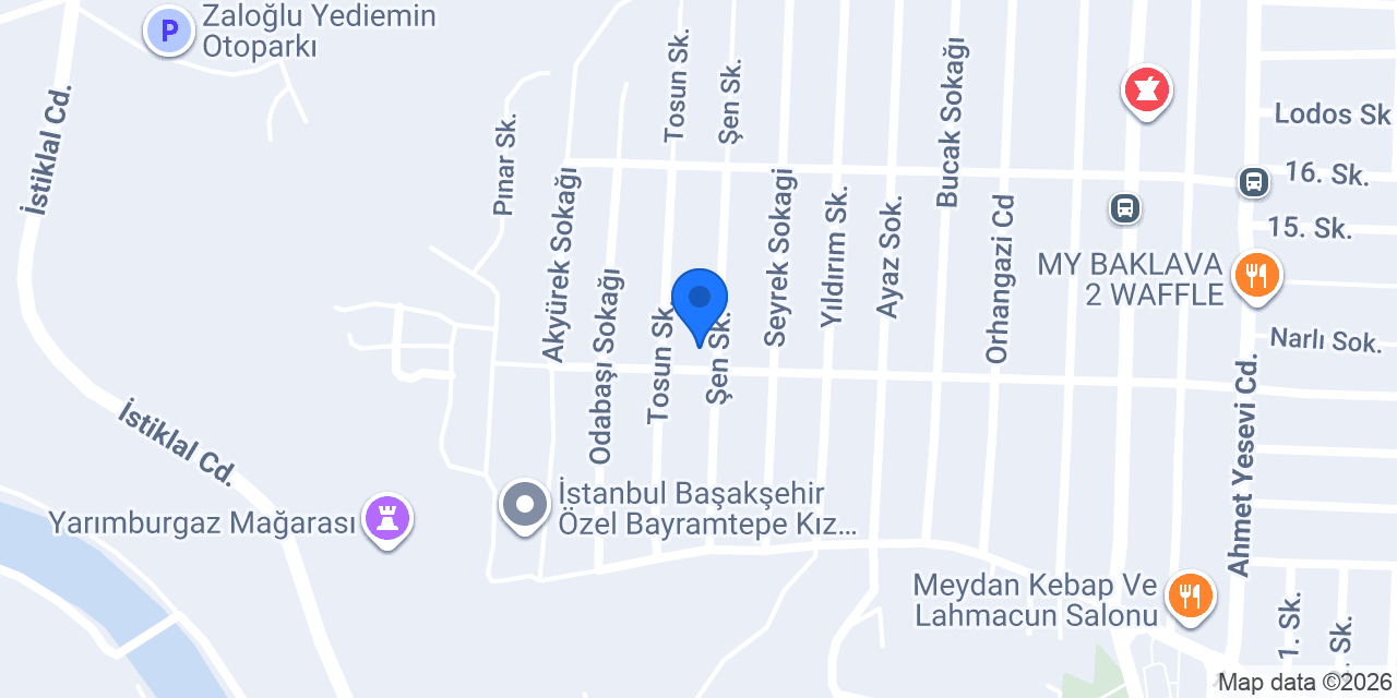 BAŞAKŞEHİR KORSAN TAKSİ konumu