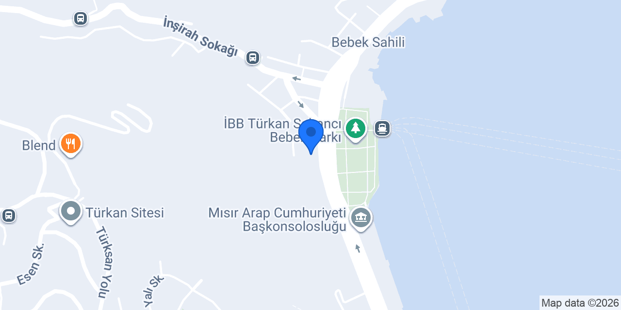 VakıfBank Bebek Şubesi konumu