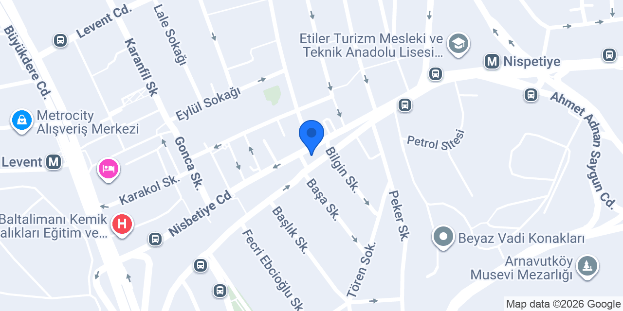 Lu Gelato Etiler konumu