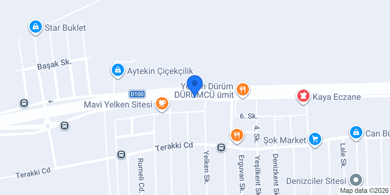 Güler Yapı Market konumu