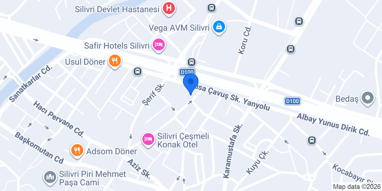 Silivri Almina Kuaför konumu