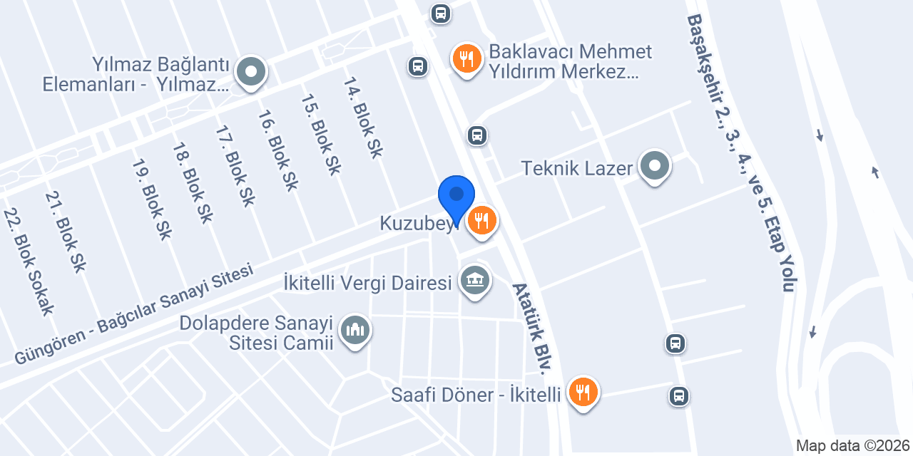 Günindi Hukuk Bürosu konumu