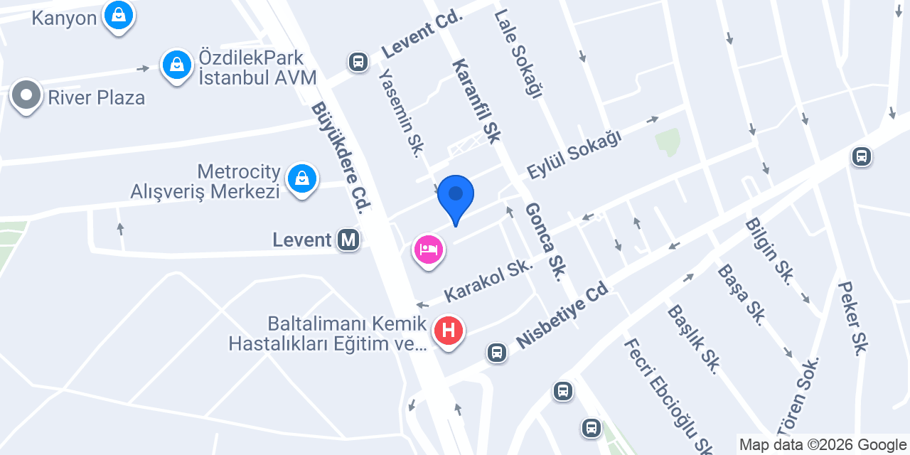 Levent Çay Bahçesi konumu