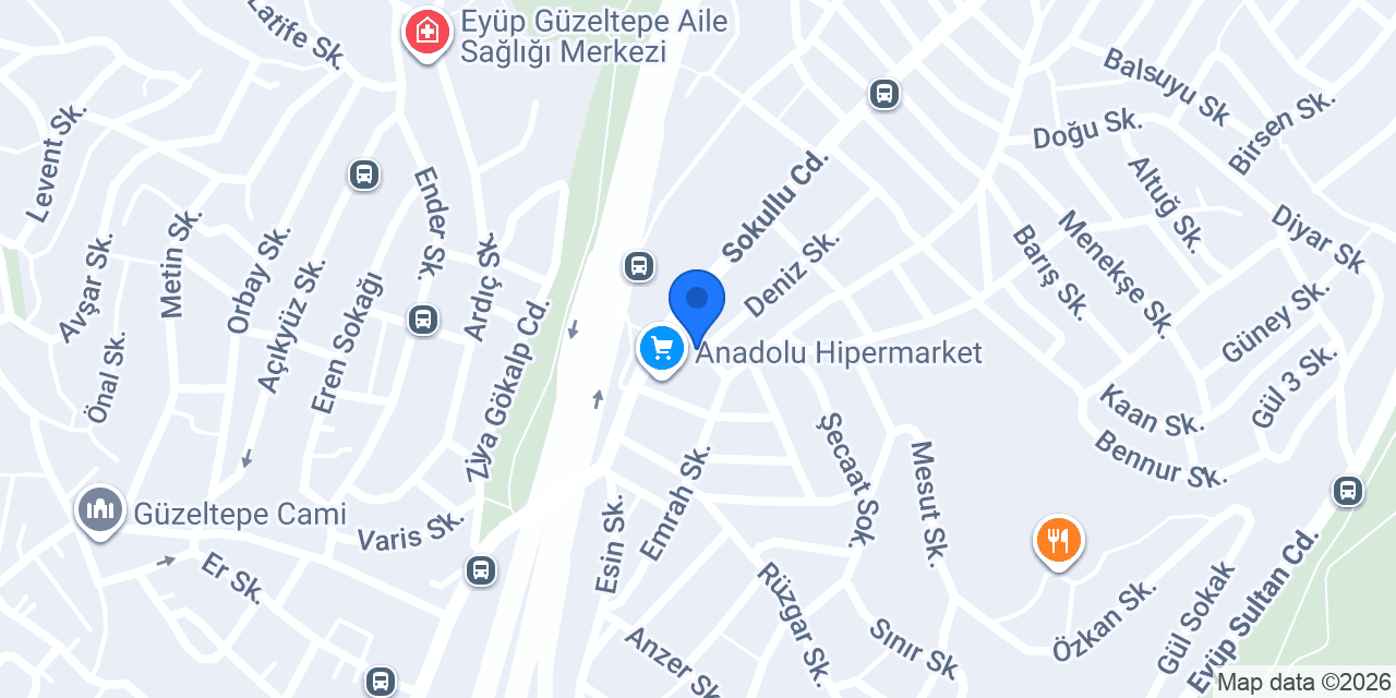 Öz-Bil Boya konumu