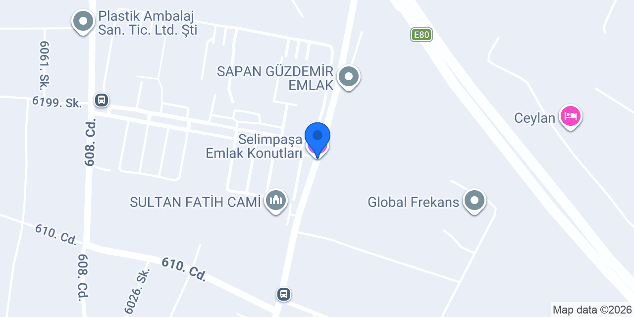 Selimpaşa Emlak Konutları konumu