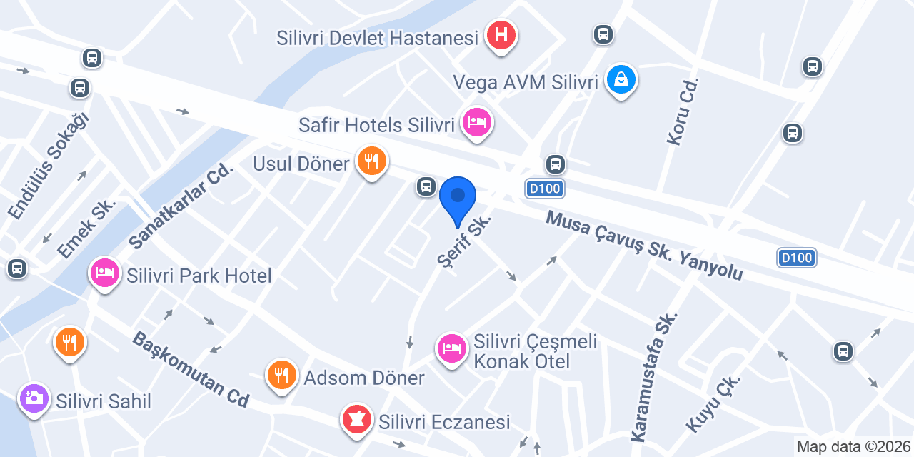 EMNİYET SÜRÜCÜ KURSU konumu
