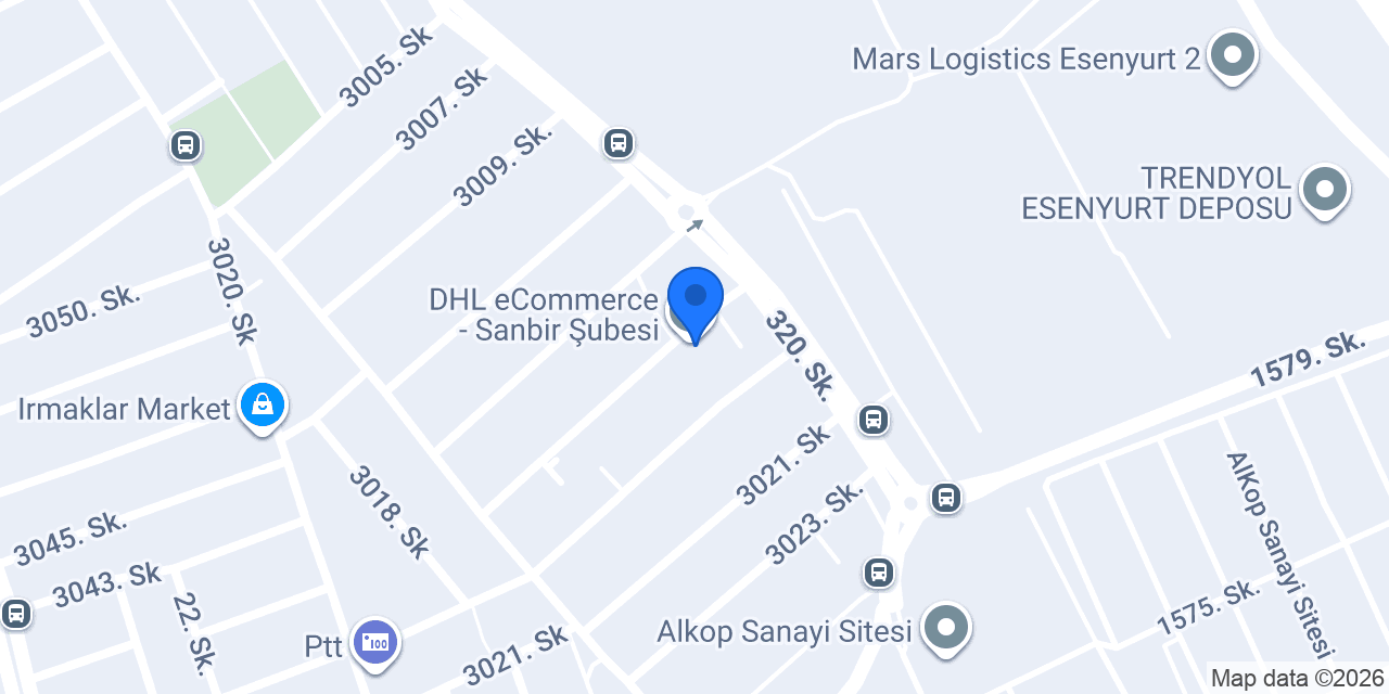 DHL eCommerce - Sanbir Şubesi konumu