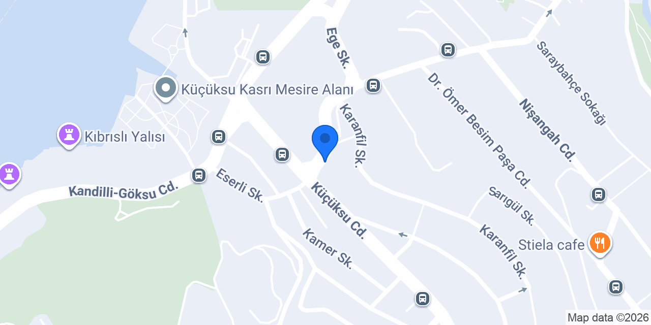 Özkuruşlar Anadoluhisarı konumu