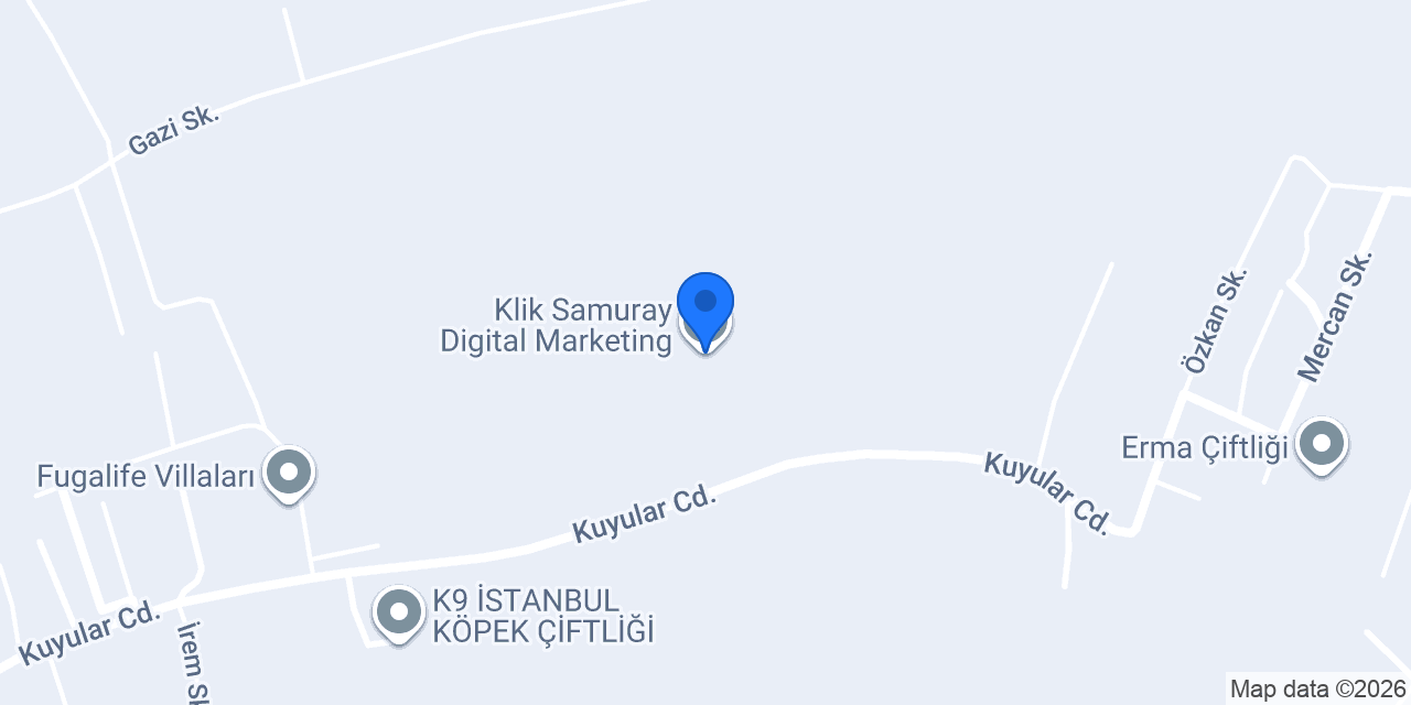 Klik Samuray Digital Marketing konumu