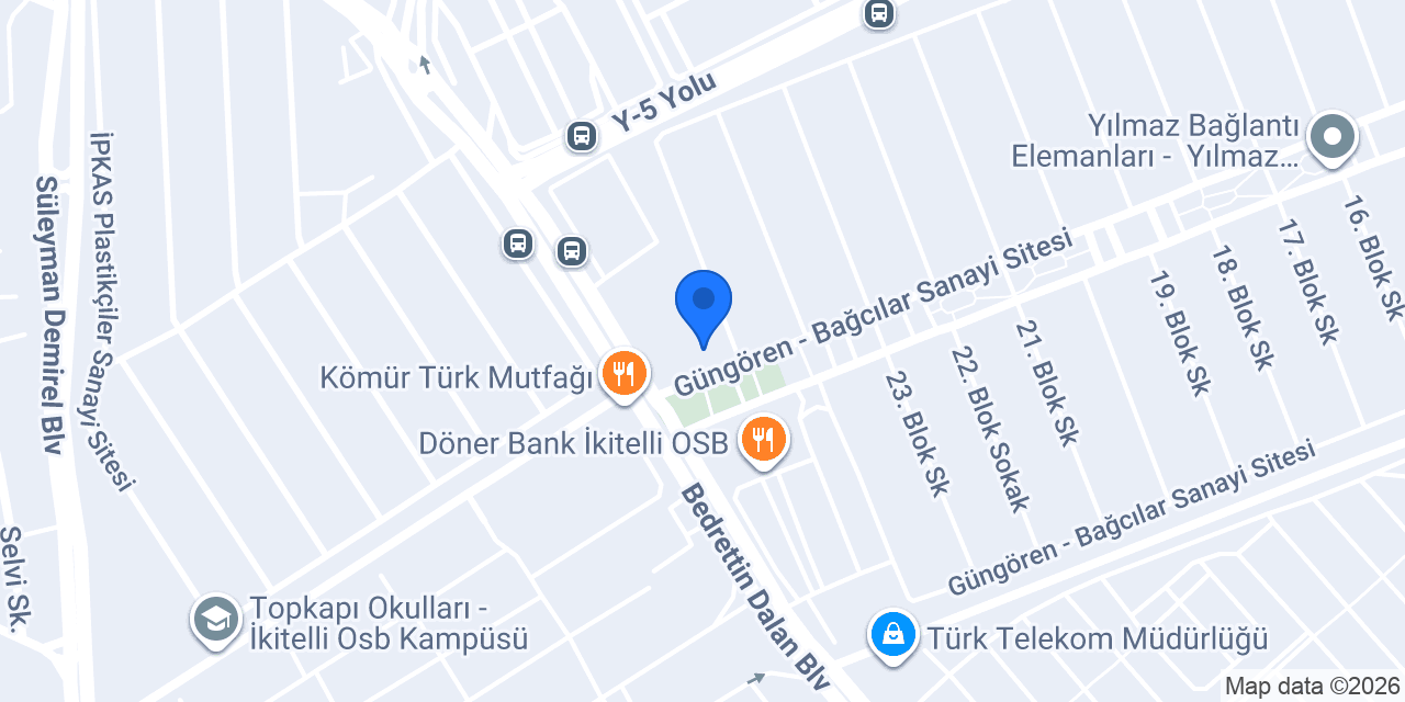 Autonetwork İkitelli konumu
