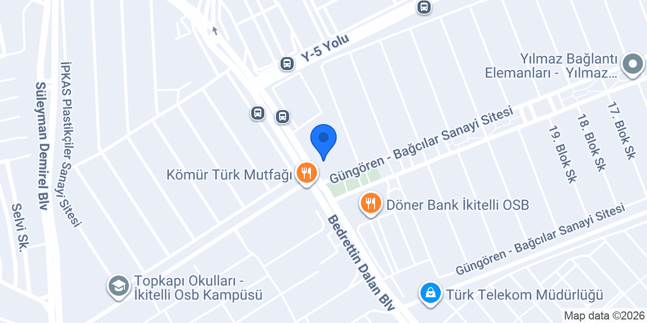 Garanti BBVA Metro / İkitelli Şubesi konumu