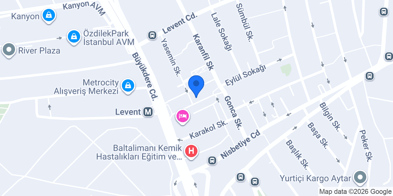 LEVENT YENİ ECZANE - OPTİK konumu