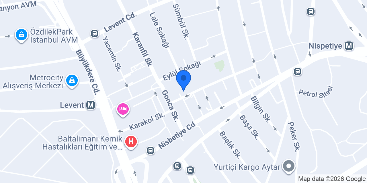 Abajur Etiler konumu