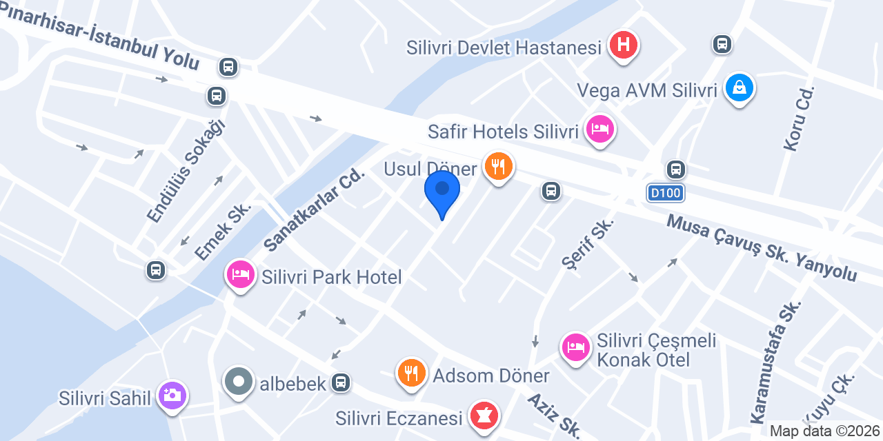 Silivri Elektirikçi Murat Usta konumu