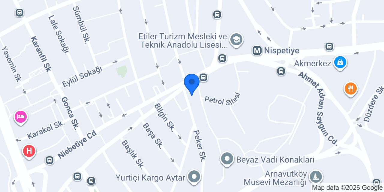 Etiler Saka Eczanesi konumu