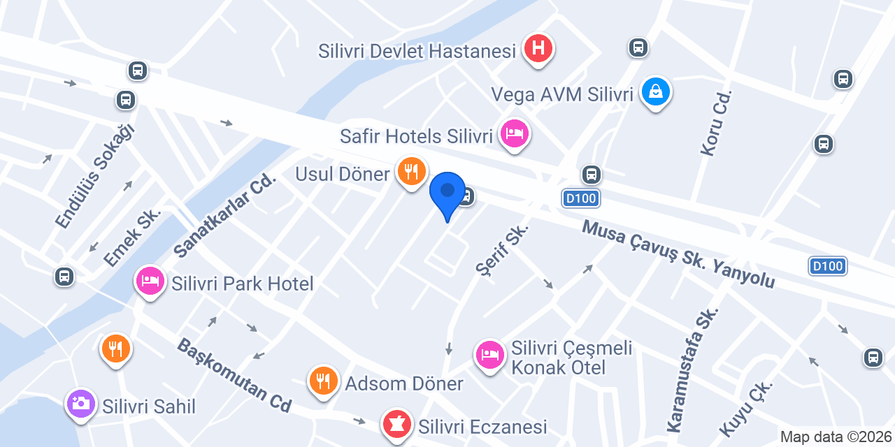 CHP Silivri İlçe Başkanlığı konumu