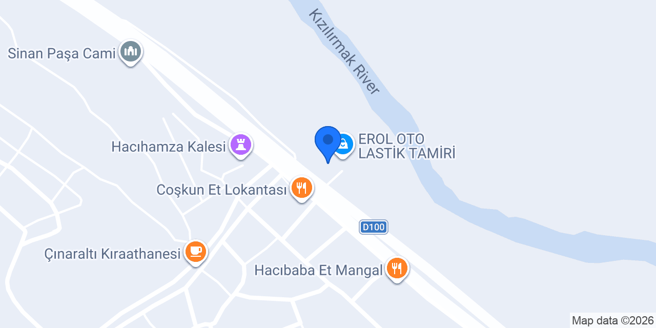 Özcan Oto Elektrik konumu