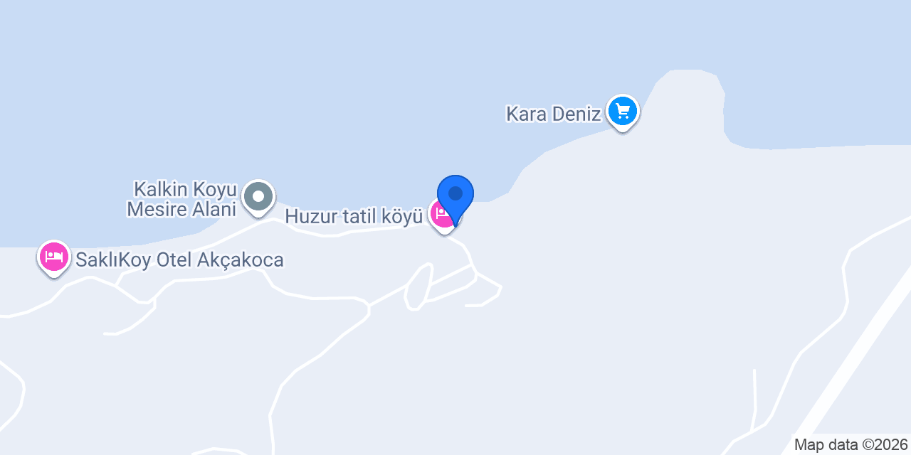 Akçakoca Huzur Tatil Köyü konumu