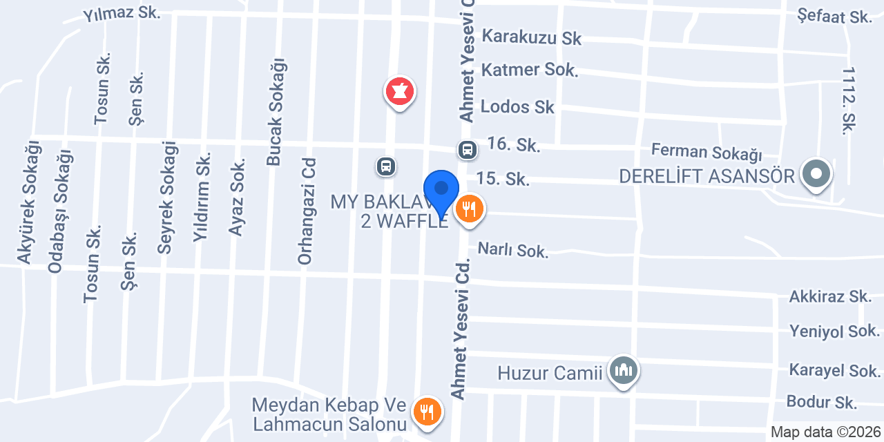 Tepe Tandır Evi konumu