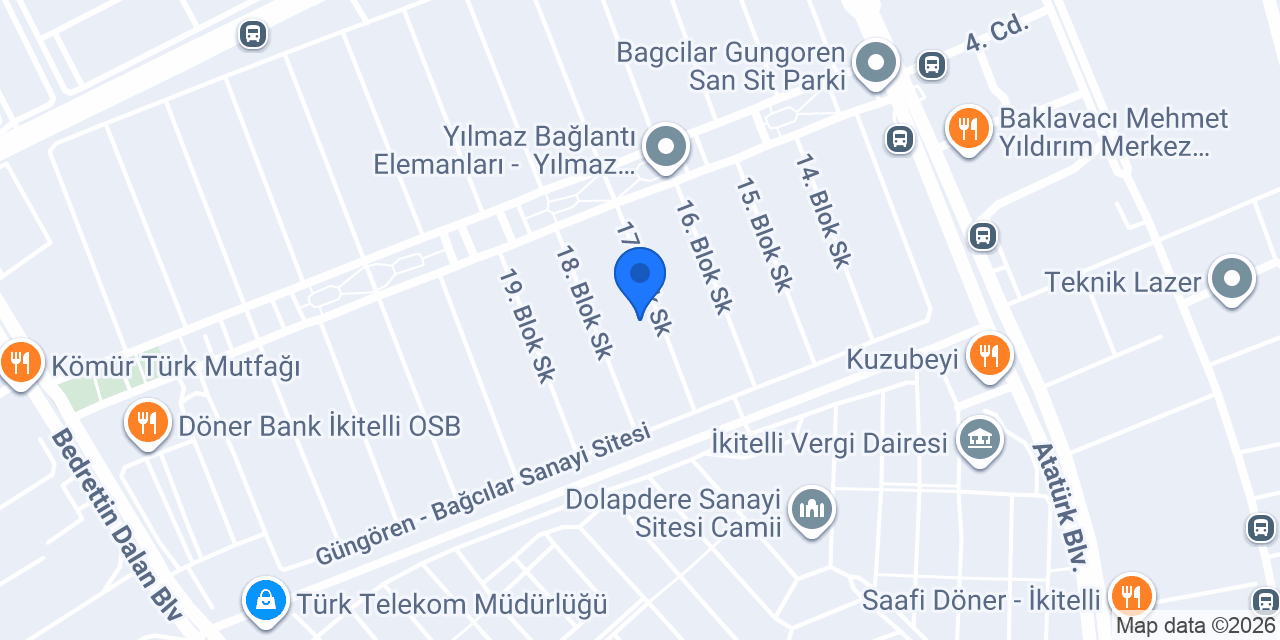 Irmak Otomotiv konumu