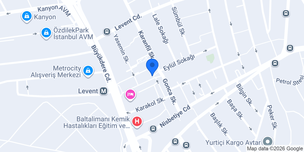 Uniş Levent Çarşı konumu