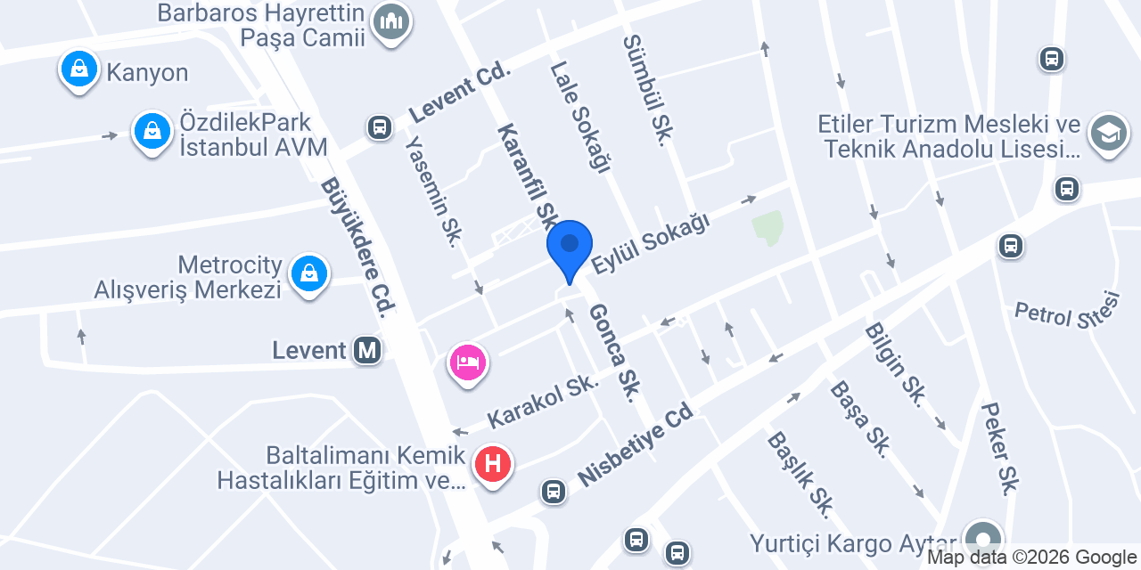 Levent Balıkçısı konumu