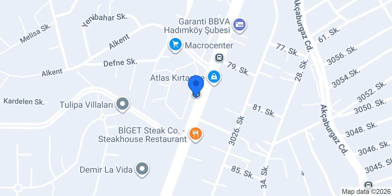 Alkent Vozol Shop konumu