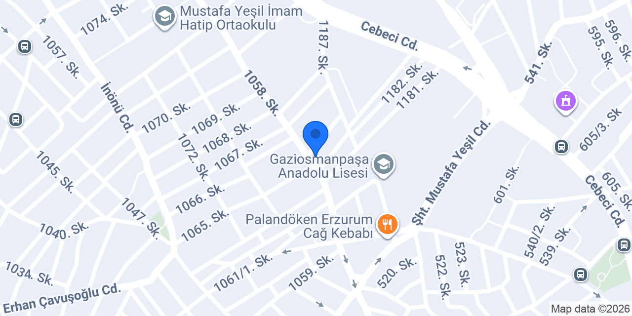 Ozyildiz et konumu