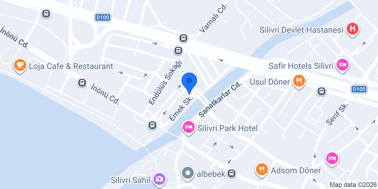 Silivri Meze Evi konumu