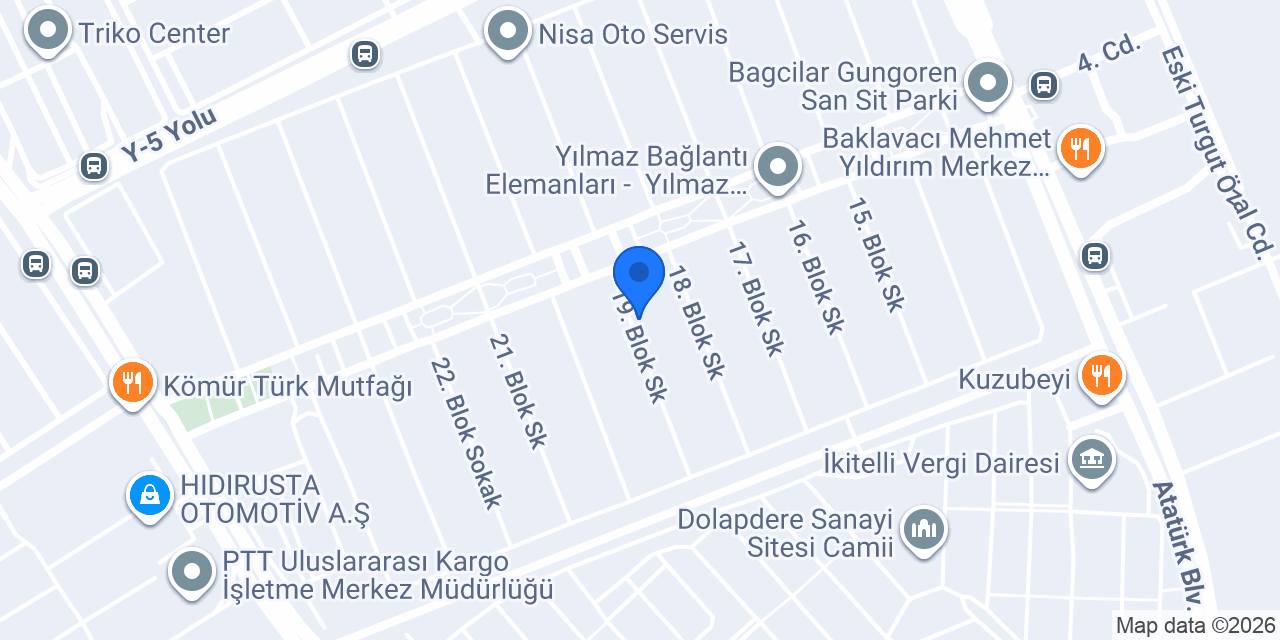 SEVENKAR OTOMOTİV konumu