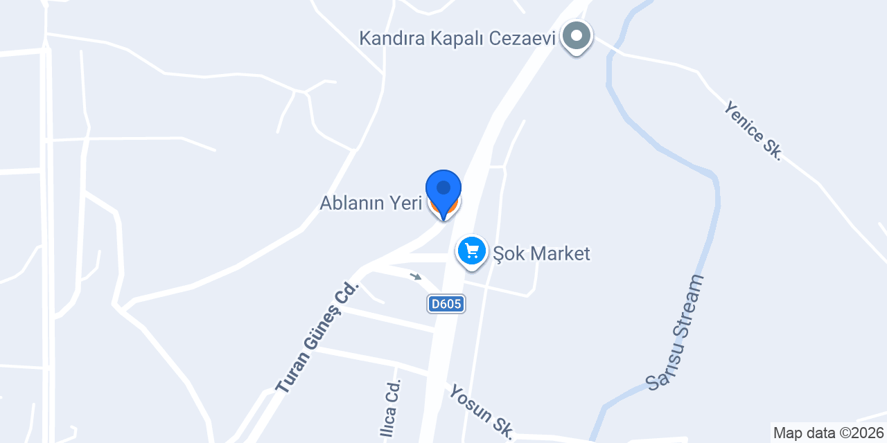 Ablanın Yeri konumu