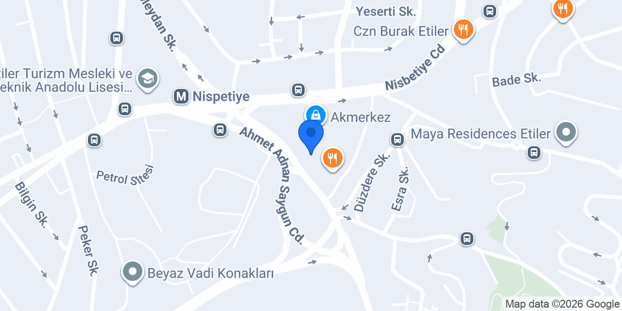 Kuvars Optik Akmerkez Şubesi konumu