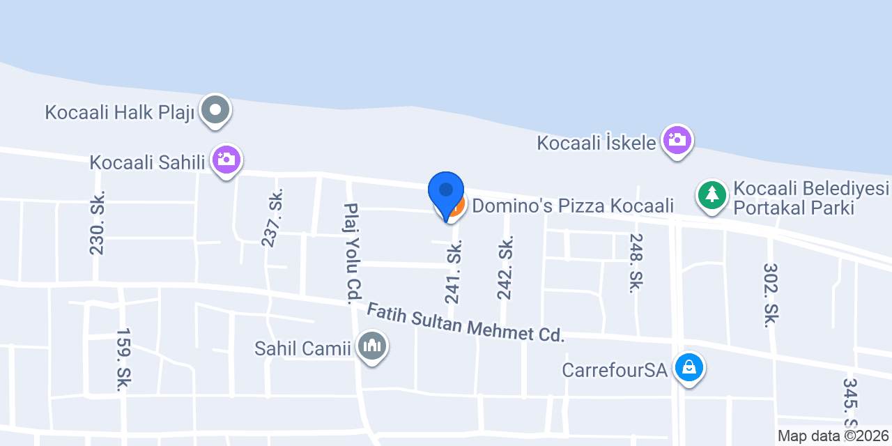 Damla Cafe konumu