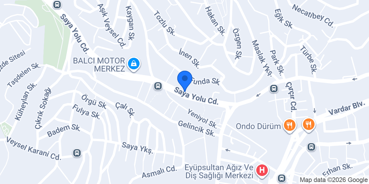 Yapı Kredi - Alibeyköy Şubesi konumu