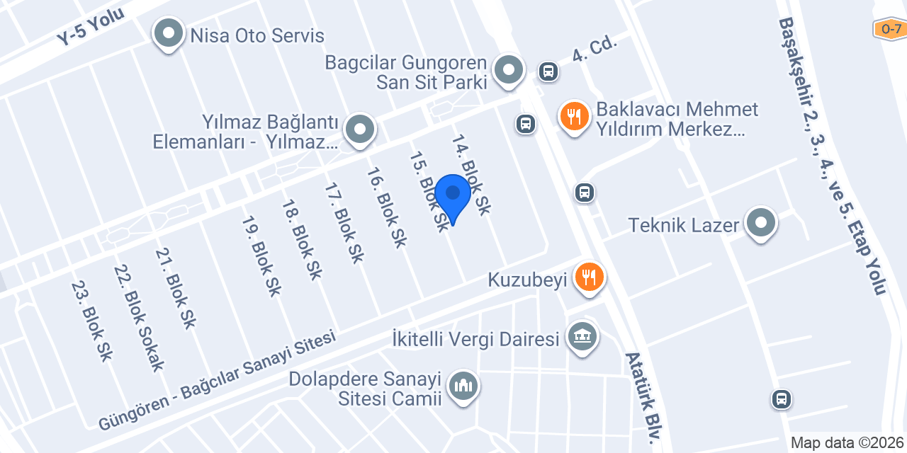 Yurtiçi Kargo Delta konumu