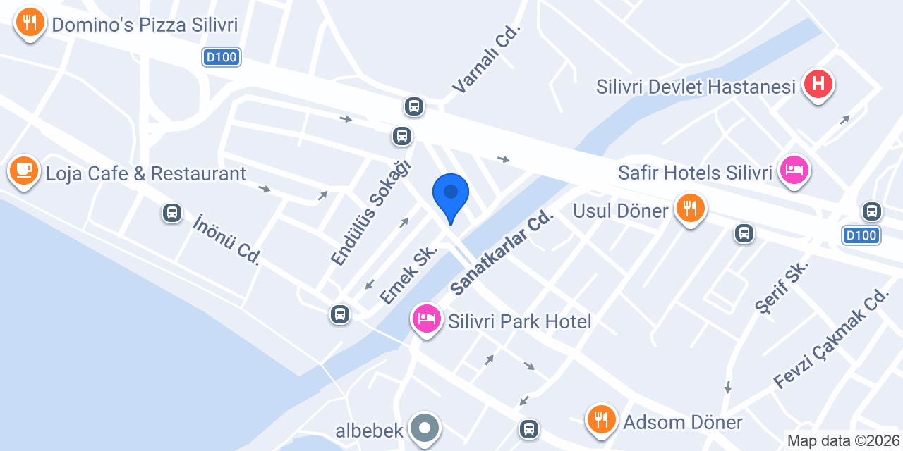 Dimama Bakery Silivri konumu