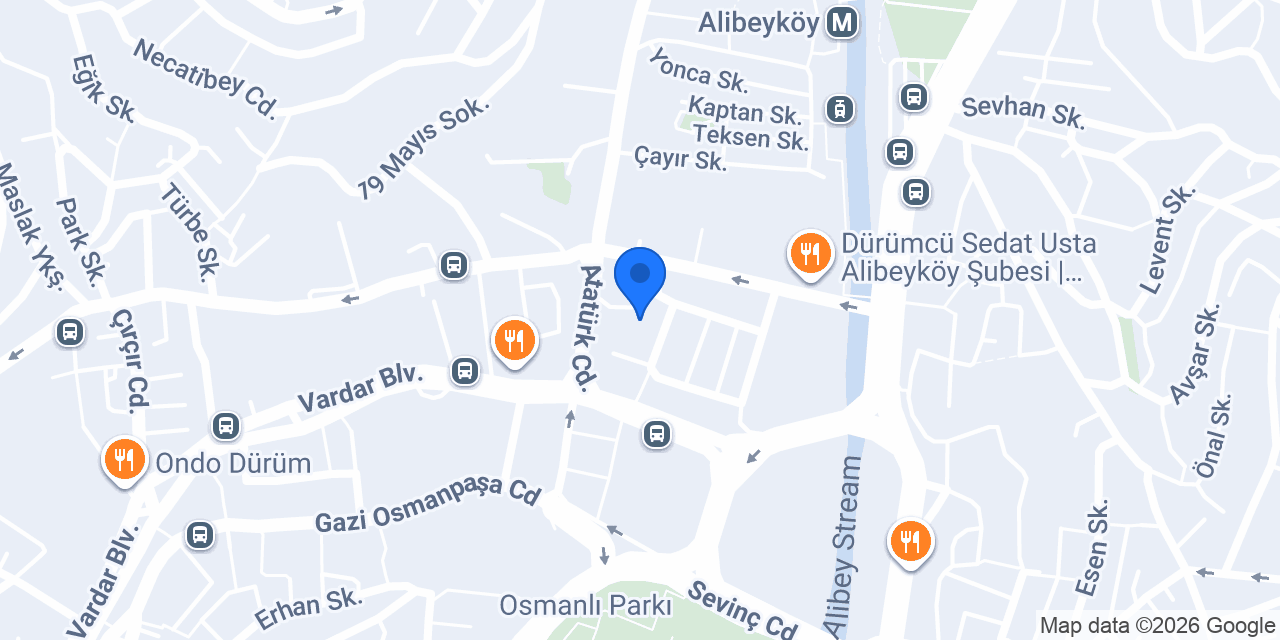 İDADER Alibeyköy konumu