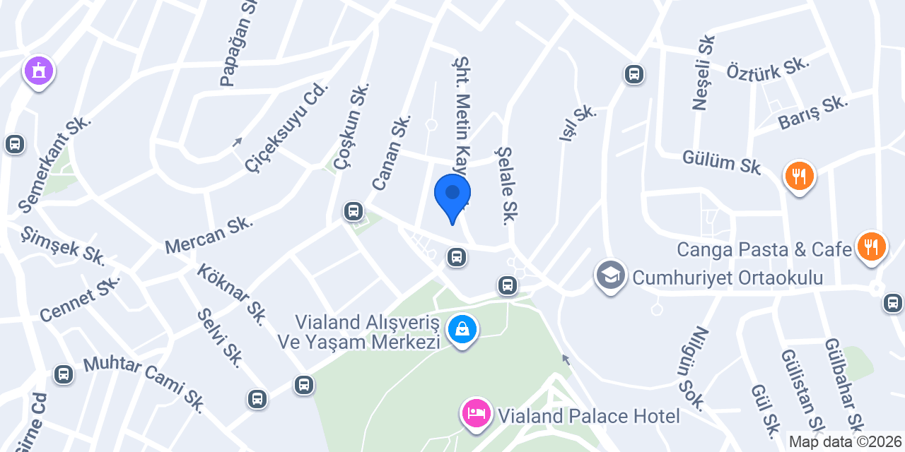 Buket Düğün Sarayı konumu