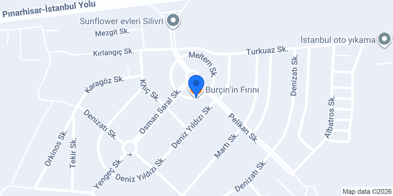 Burçin'in Fırını konumu