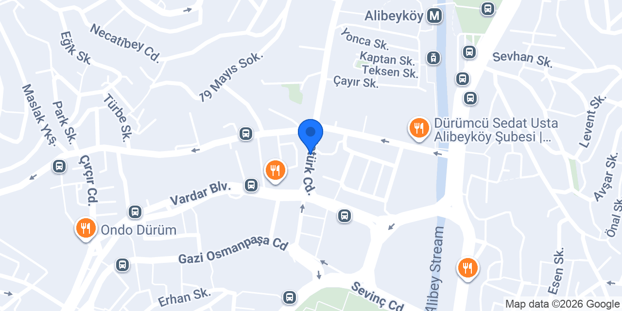 Alibeyköy Kuyumcusu konumu