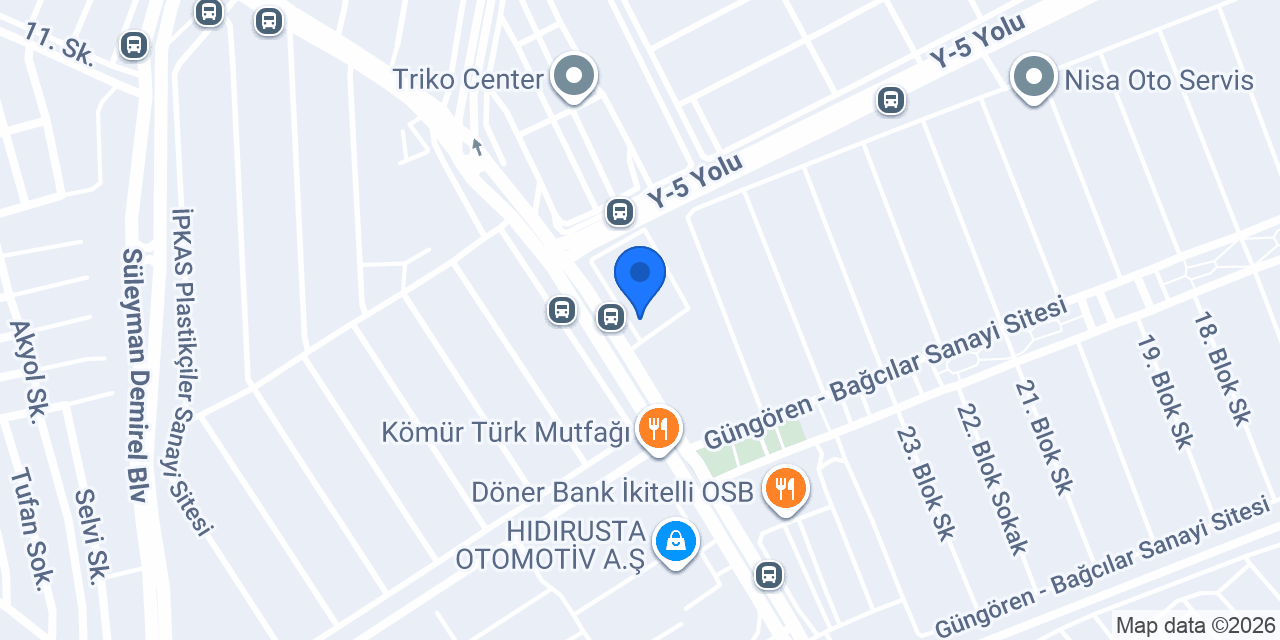 Kuveyt Türk İkitelli Metro Şubesi konumu