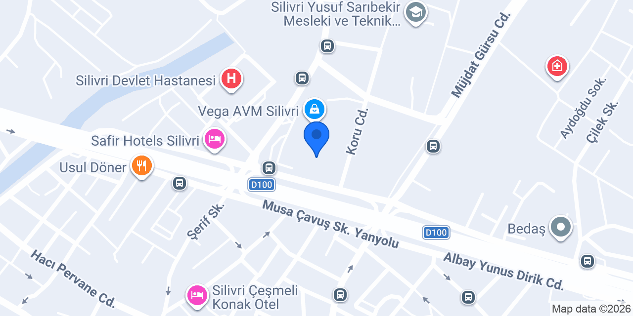Silivri Anahtar konumu