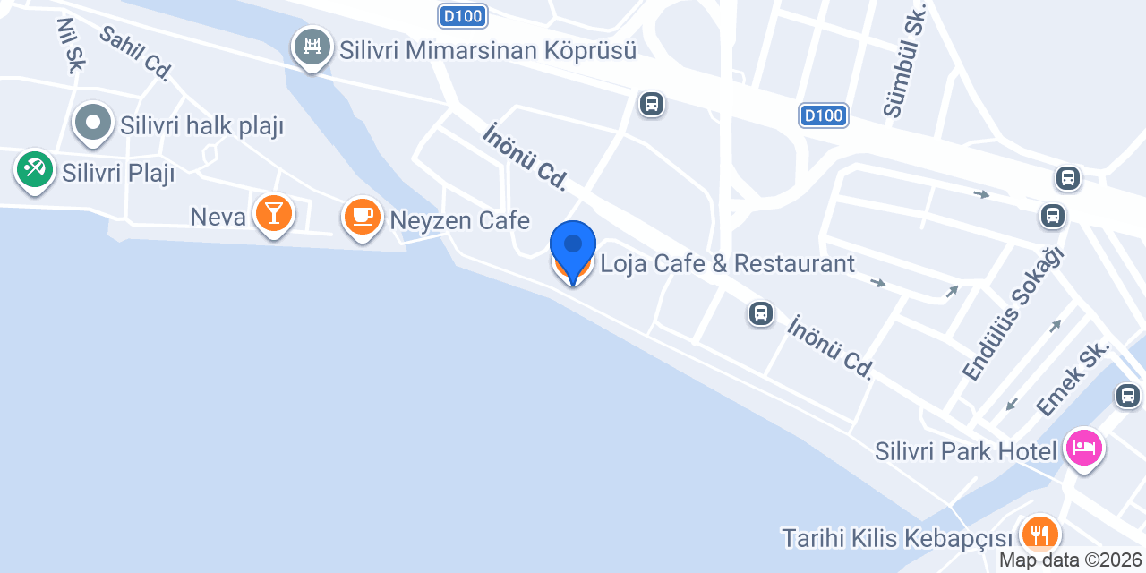 Loja Cafe & Restaurant konumu