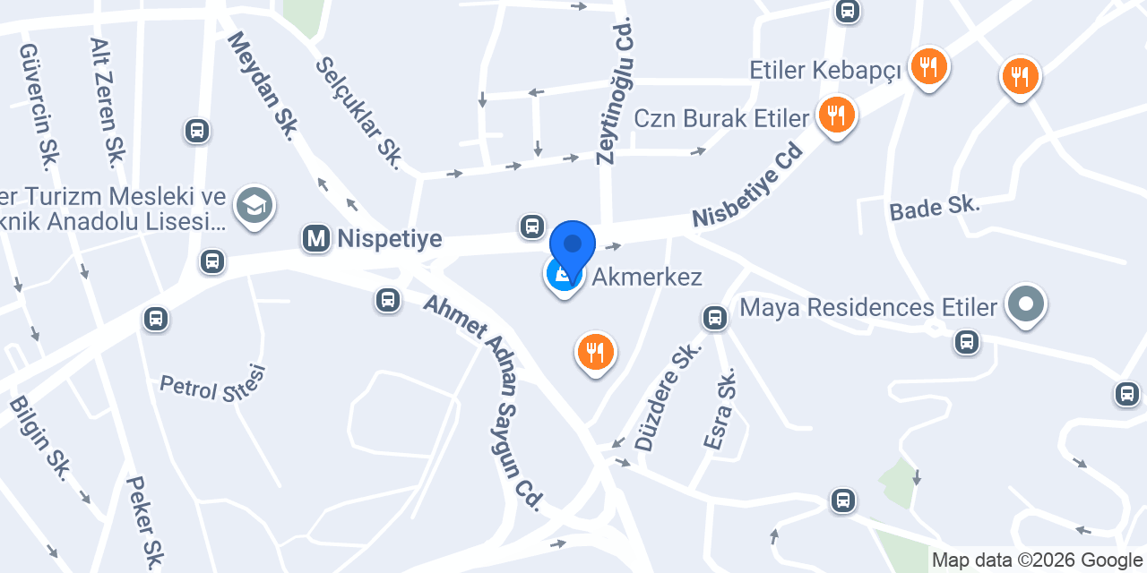 Mac Studios Akmerkez konumu