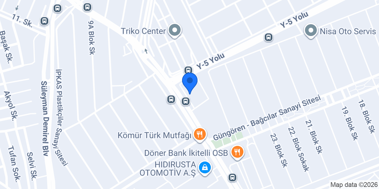 Albaraka Türk İkitelli Metro Şubesi konumu