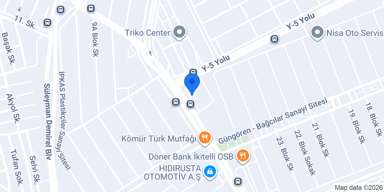 Emlak Katılım İkitelli Metro Şubesi konumu