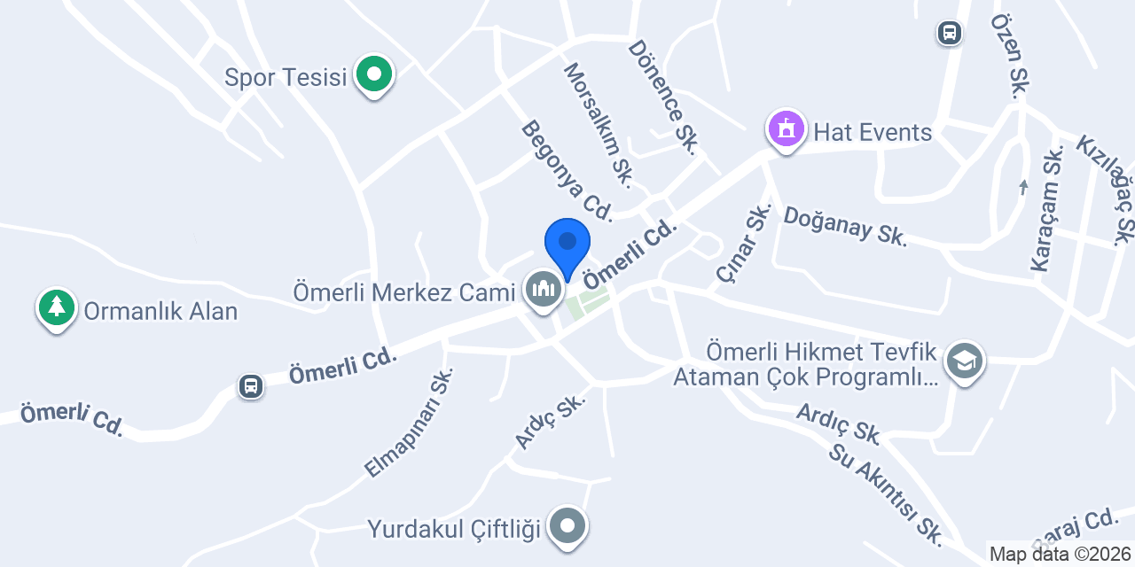Yeni Veteriner Kliniği konumu